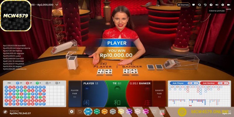 Game cung cấp đa dạng các bàn chơi với mức cược khác nhau